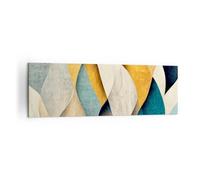 Quadro su Tela 160x50cm Stampe da Parete Astrazione Pezzo Consumati Grandi XXL Decorazione Murale Camera da Letto Cucina 1 pezzo Quadri Moderni Soggiorno Grafica Immagini Wall Art Canvas AB160x50-5621