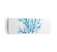 Quadro su Tela 160x50cm Stampe da Parete Corallo Mare Minimalista Grandi XXL Decorazione Murale Camera da Letto Cucina 1 pezzo Quadri Moderni Soggiorno Grafica Immagini Wall Art Canvas AB160x50-5457