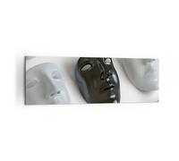 Quadro su Tela 160x50cm Venezia maschera attore teatro Stampe Immagini Murale
