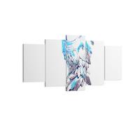 Quadro su Tela 160x85cm Ala piume la perfezione la purezza Stampe Murale