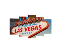 Quadro su Tela 160x85cm America destinazione las vegas Stampe Immagini Murale
