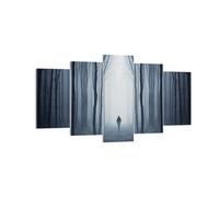 Quadro su Tela 160x85cm Carattere Foresta Solitudine Stampe Immagini Murale