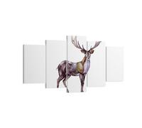 Quadro su Tela 160x85cm Caro animale selvatico foresta Stampe Immagini Murale