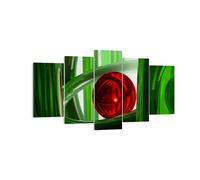 Quadro su Tela 160x85cm Computer grafica 3d moderno composizione Stampe Murale