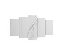 Quadro su Tela 160x85cm Contorno Donna Minimalismo Stampe Immagini Quadri Murale