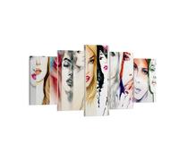 Quadro su Tela 160x85cm Donne Bellezza Lady Illustrazione Stampe Immagini Murale