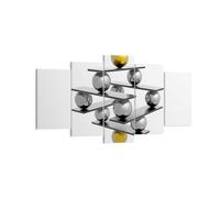 Quadro su Tela 160x85cm Equilibrio struttura stabilità palla Stampe Murale