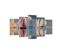 Quadro su Tela 160x85cm Ghiacciaio Oceano Groenlandia Stampe Immagini Murale