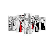 Quadro su Tela 160x85cm jazz musica musicista Stampe Immagini Quadri Murale