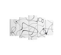 Quadro su Tela 160x85cm Linea niente modello Stampe Immagini Quadri Murale