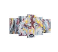 Quadro su Tela 160x85cm Olio lupo cane Stampe Immagini Quadri Moderni Murale