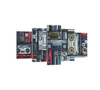 Quadro su Tela 160x85cm ricevitore radio Stampe Immagini Quadri Moderni Murale