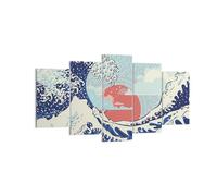 Quadro su Tela 160x85cm Rosso moderno forse Stampe Immagini Quadri Murale