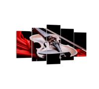 Quadro su Tela 160x85cm Violino armonia strumento musica Stampe Immagini Murale