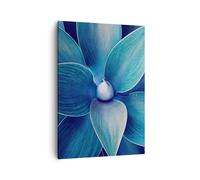 Quadro su Tela 50x70cm Agave blu fiore Stampe Immagini Quadri Moderni Murale