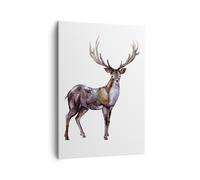 Quadro su Tela 50x70cm Caro animale selvatico foresta Stampe Immagini Murale