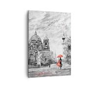 Quadro su Tela 50x70cm Cattedrale Berlino amanti Stampe Immagini Quadri Murale