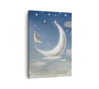 Quadro su Tela 50x70cm cielo stella Stampe Immagini Quadri Moderni Murale