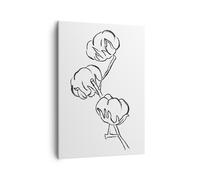 Quadro su Tela 50x70cm Cotone Minimalismo Contorno Stampe Immagini Quadri Murale