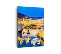 Quadro su Tela 50x70cm Croazia Dubrovnik centro storico fortezza Stampe Murale