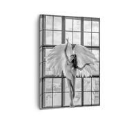 Quadro su Tela 50x70cm Donna Angelo Vista Stampe Immagini Quadri Moderni Murale