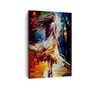 Quadro su Tela Verticale Donna Vestito Artistico Stampe da Parete 50x70cm Quadri Moderni Soggiorno Camera da Letto Cucina 1 pezzo Piccoli Decorazione Murale Wall Art Canvas Immagini PA50x70-6210