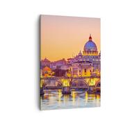 Quadro su Tela Verticale Roma italia basilica storia Stampe da Parete 50x70cm Quadri Moderni Soggiorno Camera da Letto Cucina 1 pezzo Piccoli Decorazione Murale Wall Art Canvas Immagini PA50x70-2704