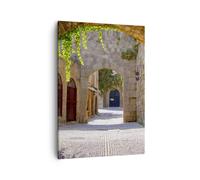 Quadro su Tela 50x70cm Strada storia architettura monumento Stampe Murale
