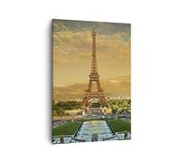 Quadro su Tela 50x70cm Torre Eiffel Francia Parigi Stampe Immagini Quadri Murale