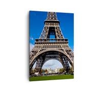 Quadro su Tela 50x70cm Torre Parigi Eiffle Stampe Immagini Quadri Moderni Murale