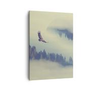 Quadro su Tela Verticale 50x70cm Stampe da Parete uccello natura foresta Piccoli Decorazione Murale Camera da Letto Cucina 1 pezzo Quadri Moderni Soggiorno Immagini Wall Art Canvas PA50x70-3853