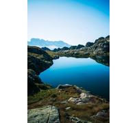 Quadro su tela 70 x 110 cm: Carisolo Lakes vicino a Madonna di Campiglio (213774688)