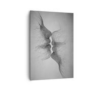Quadro su Tela 70x100cm Bacio amore coppia Stampe Immagini Quadri Moderni Murale
