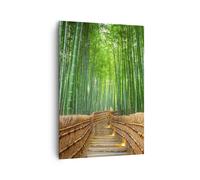 Quadro su Tela 70x100cm bambù pianta Stampe Immagini Quadri Moderni Murale