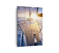Quadro su Tela 70x100cm barca a vela mare Stampe Immagini Quadri Moderni Murale