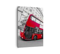 Quadro su Tela 70x100cm Bus Londra viaggio turismo Stampe Immagini Quadri Murale