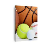 Quadro su Tela 70x100cm Calcio palla sport golf Stampe Immagini Quadri Murale