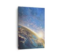 Quadro su Tela 70x100cm cosmo terra Stampe Immagini Quadri Moderni Murale