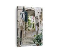 Quadro su Tela 70x100cm Croazia Scale Dubrovnik Stampe Immagini Quadri Murale