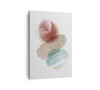 Quadro su Tela 70x100cm Forma figura astrazione Stampe Immagini Quadri Murale