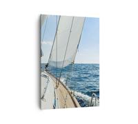 Quadro su Tela 70x100cm mare crociera vela Stampe Immagini Quadri Moderni Murale
