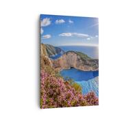Quadro su Tela 70x100cm mare estate fiore Stampe Immagini Quadri Moderni Murale