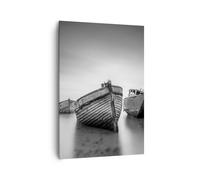 Quadro su Tela 70x100cm Łódź Relitto Nave Stampe Immagini Quadri Moderni Murale