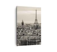 Quadro su Tela 70x100cm Parigi città casa Stampe Immagini Quadri Moderni Murale