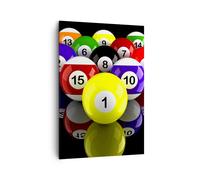 Quadro su Tela 70x100cm Piscina gioco concorrenza Stampe Immagini Quadri Murale