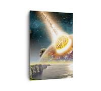 Quadro su Tela 70x100cm Spazio terra pianeta cometa Stampe Immagini Murale