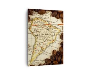 Quadro su Tela 70x100cm Sud America sementi caffè Stampe Immagini Quadri Murale