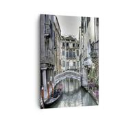 Quadro su Tela 70x100cm Venezia ponte acqua Stampe Immagini Quadri Murale
