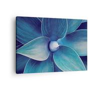 Quadro su Tela 70x50cm Agave blu fiore Stampe Immagini Quadri Moderni Murale