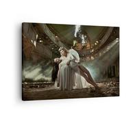 Quadro su Tela 70x50cm Angeli donna teatro opera Stampe Immagini Quadri Murale